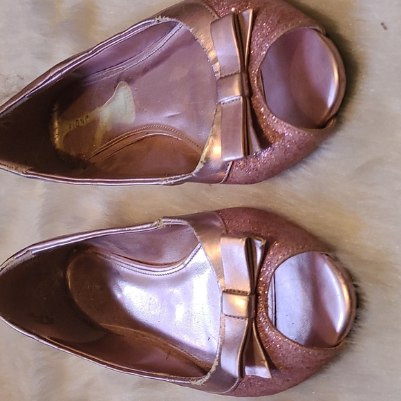 Pink glitter flats - Picture 2 of 3